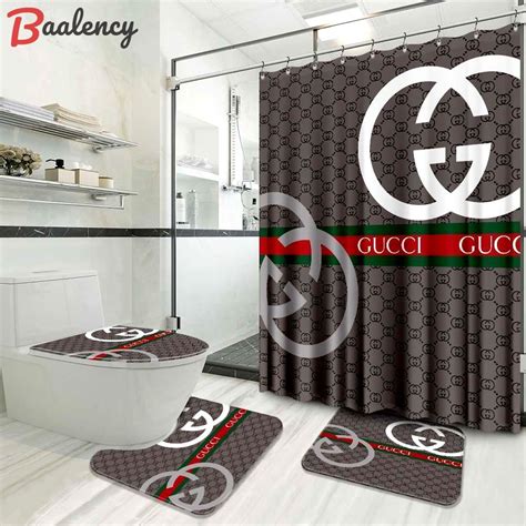 designer shower curtains gucci|Gucci shower curtain amazon.